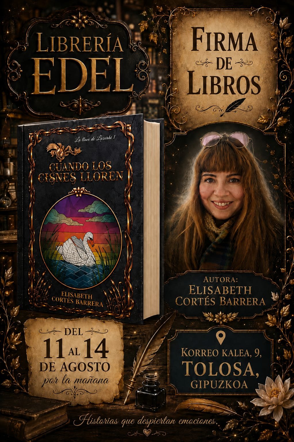 Firma de libros en Tolosa - Librería Edel