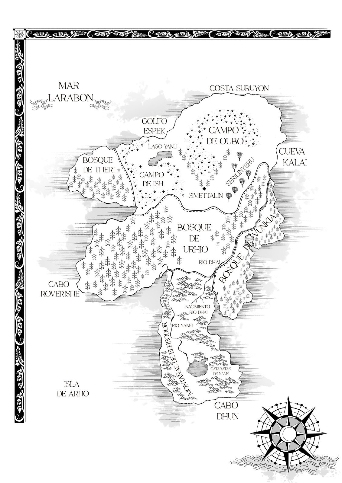Mapa Isla De Arho